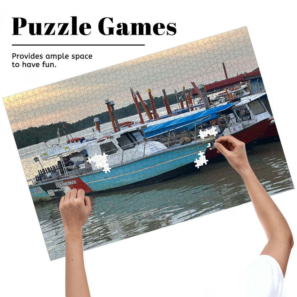 Malaysian Fishing Village, 2025: Wooden Jigsaw Puzzles 1000 pcs (Horizontal) IMG9186