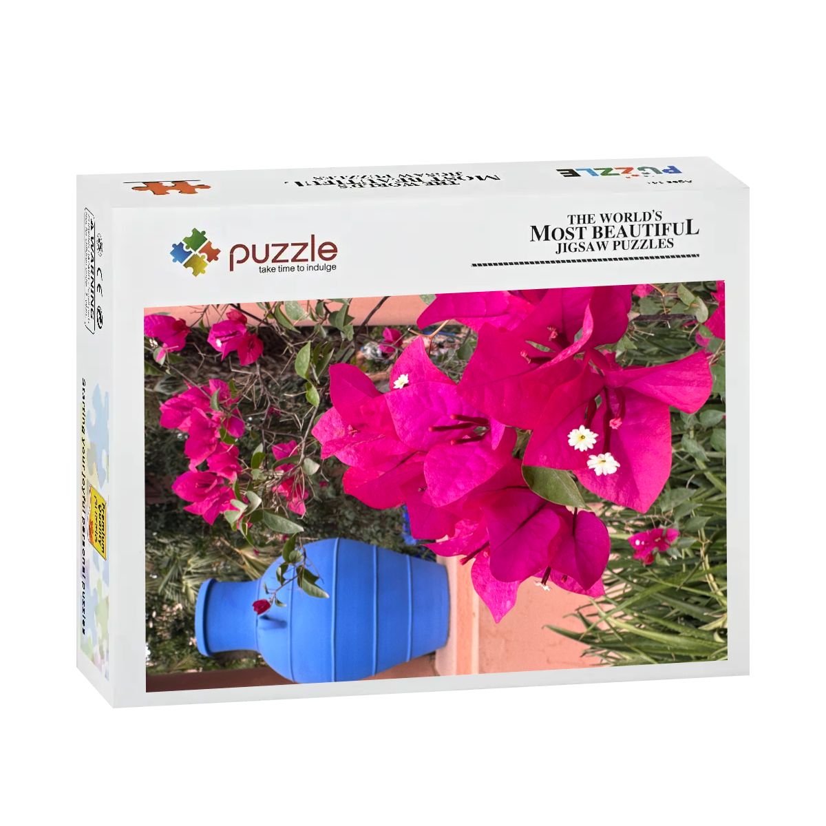 Moroccan Vase & Flowers: Marrakesh, Morocco, 2025 Wooden Jigsaw Puzzles 500 pcs (Vertical)