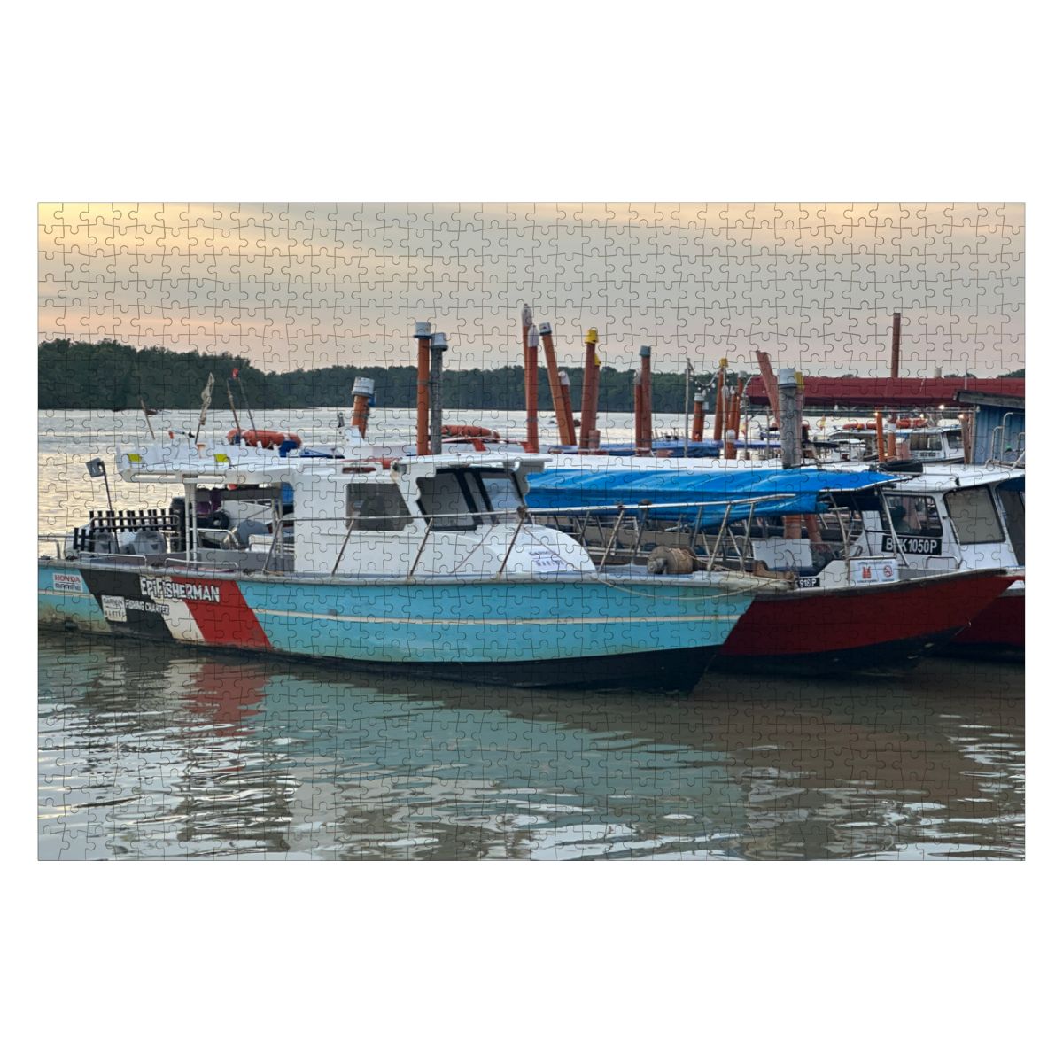 Malaysian Fishing Village, 2025: Wooden Jigsaw Puzzles 1000 pcs (Horizontal) IMG9186
