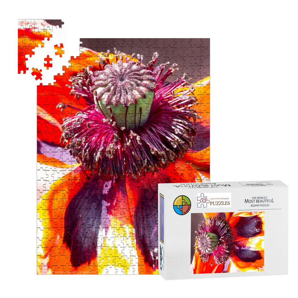 Flower Enlargement; Wooden Jigsaw Puzzles 500 pcs (Vertical)