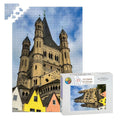 St. Martin Church, Cologne, Germany; Wooden Jigsaw Puzzle 1000 pcs (Vertical)