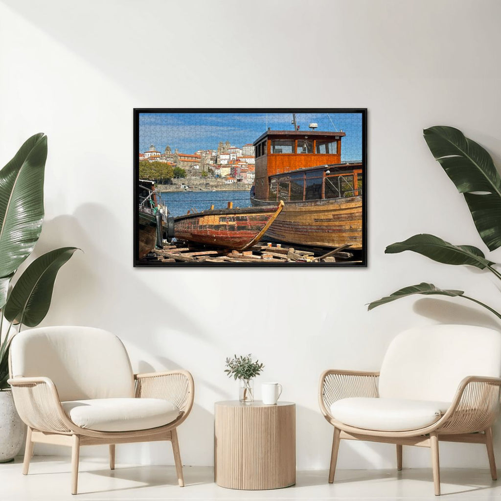 Gaia Ship Yard, Portugal; Wooden Jigsaw Puzzles 1000 pcs (Horizontal)