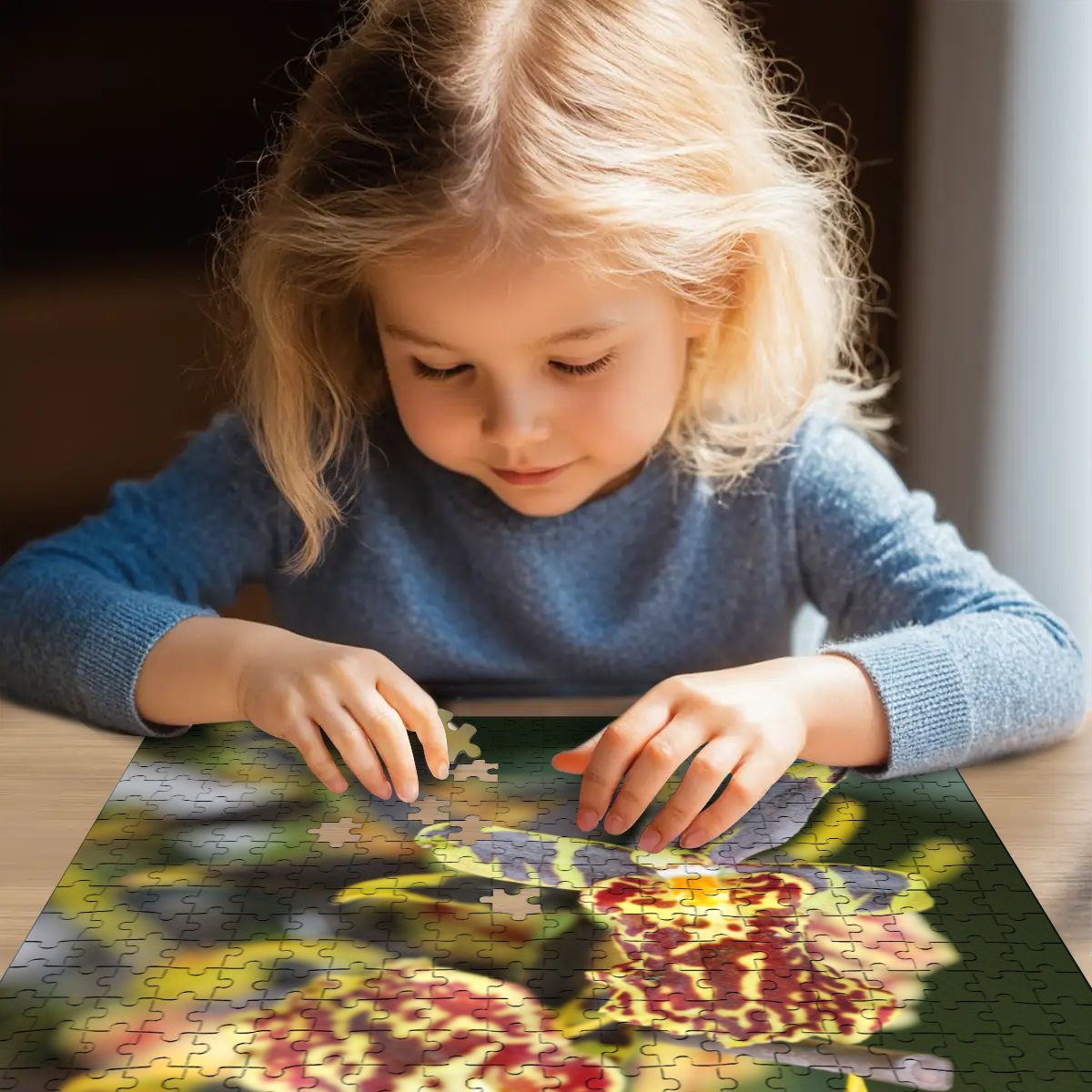 Orchid, Singapore, 2025: Wooden Jigsaw Puzzles 500 pcs (Vertical) IMG4476