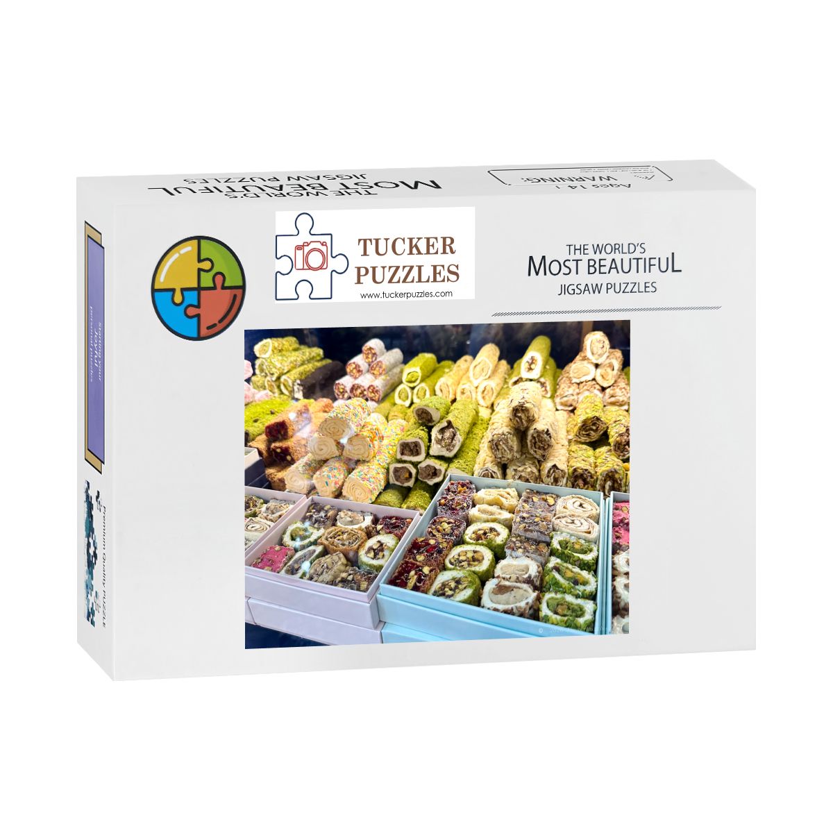 Turkish Delight 2, Istanbul, Turkey; Wooden Jigsaw Puzzle 500 pcs (Horizontal)
