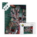 Korean Temple Soffit 2, South Korea, Wooden Jigsaw Puzzles 500 pcs (Vertical)