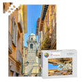 San Giacomo Bell Tower, Bellagio, Italy; Wooden Jigsaw Puzzles 1000 pcs (Vertical)