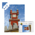 Pena Palace Red Tower, Sintra, Portugal; Wooden Jigsaw Puzzle 500 pcs (Vertical)