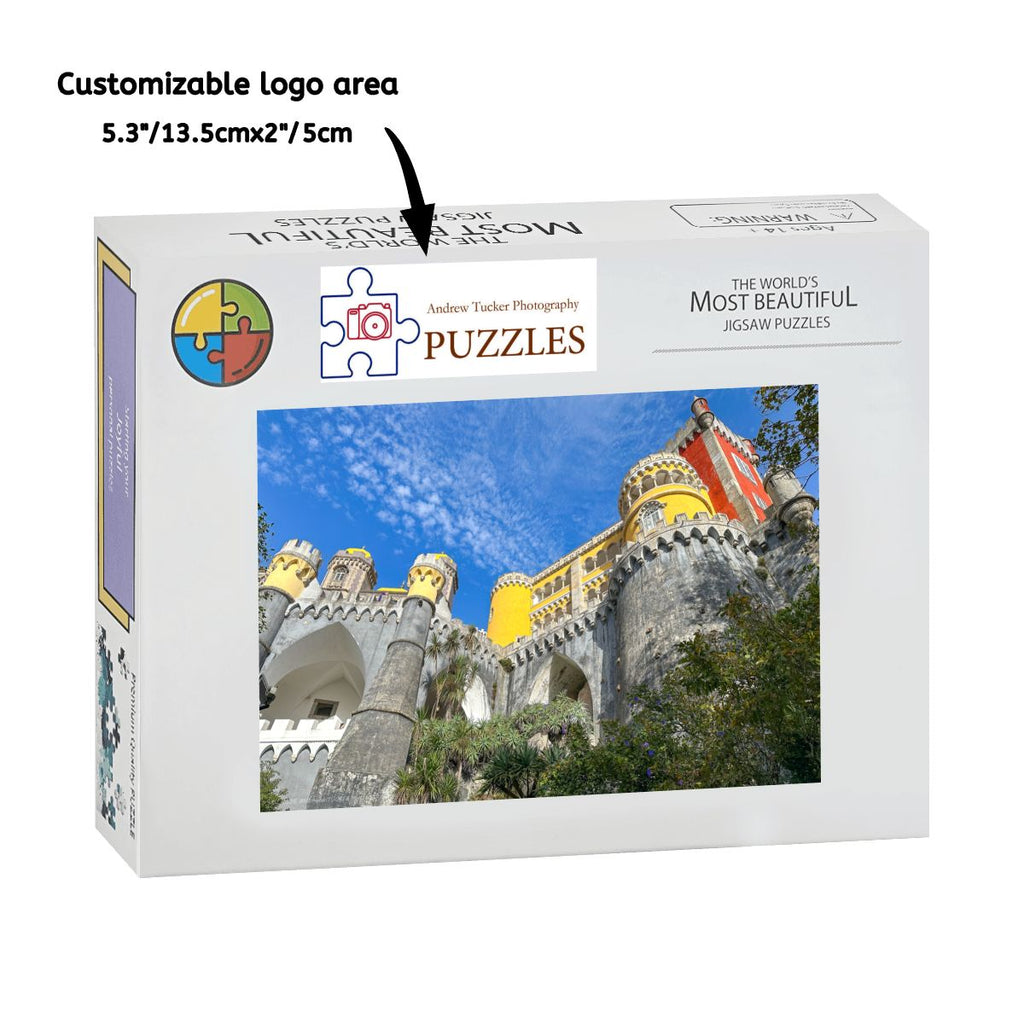 Pena Palace, Sintra, Portugal; Wooden Jigsaw Puzzles 1000 pcs (Horizontal)