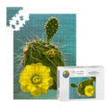 Prickly Pear in Bloom, Curacao; Wooden Jigsaw Puzzle 500 pcs (Vertical)
