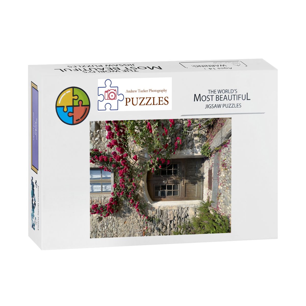 Villa Doorway, Menaggio, Italy, 2026; Wooden Jigsaw Puzzles 500 pcs (Vertical)