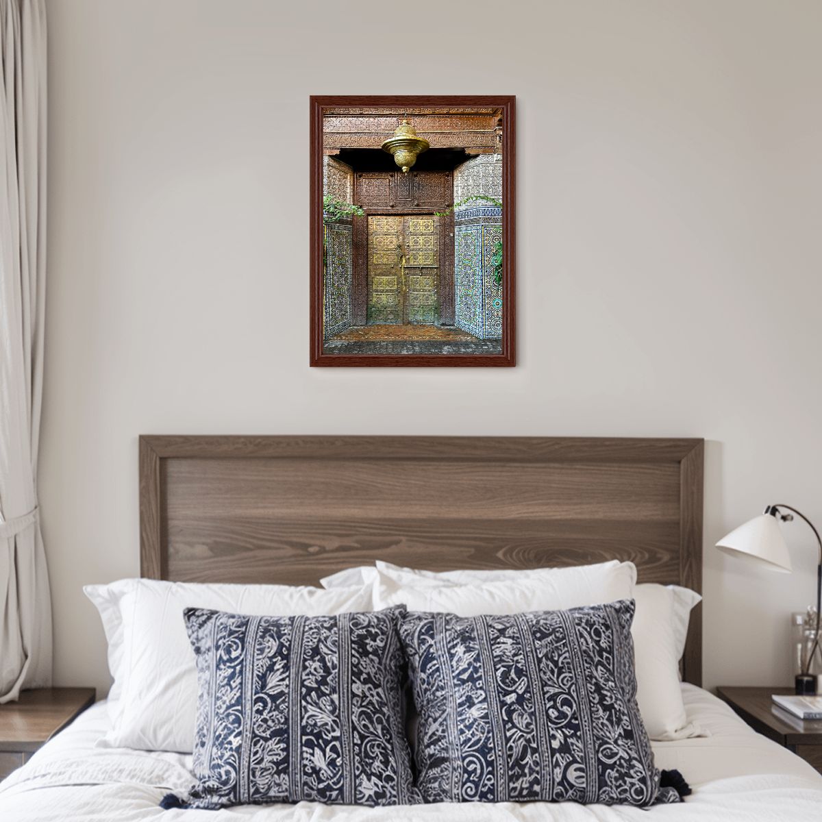 Doorway, Medina, Marrakesh, MOROCCO; 2025; Wooden Jigsaw Puzzles 500 pcs (Vertical)