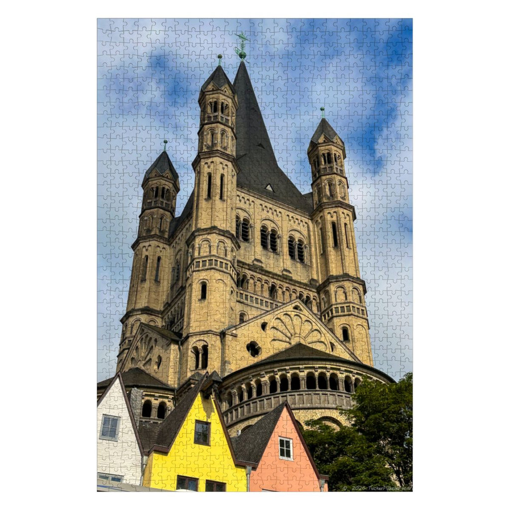 St. Martin Church, Cologne, Germany; Wooden Jigsaw Puzzle 1000 pcs (Vertical)