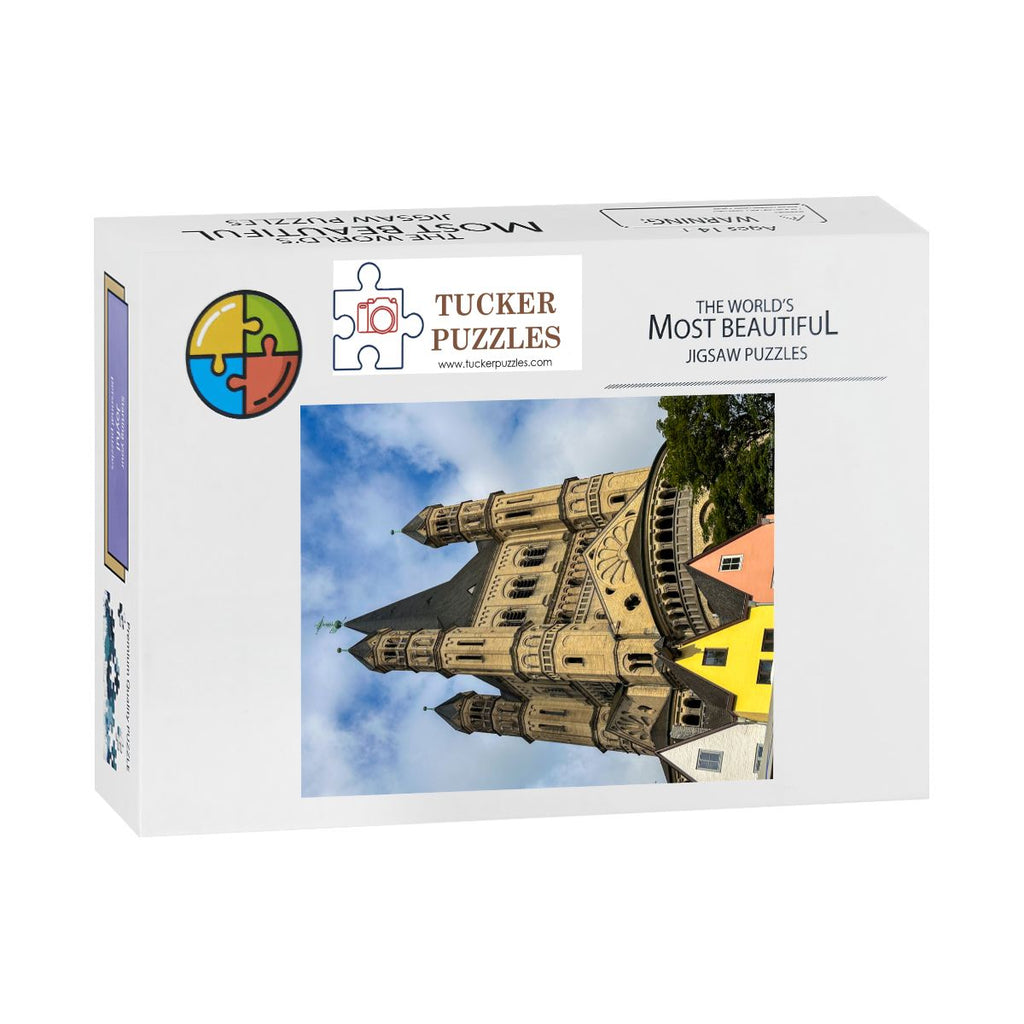 St. Martin Church, Cologne, Germany; Wooden Jigsaw Puzzle 500 pcs (Vertical)