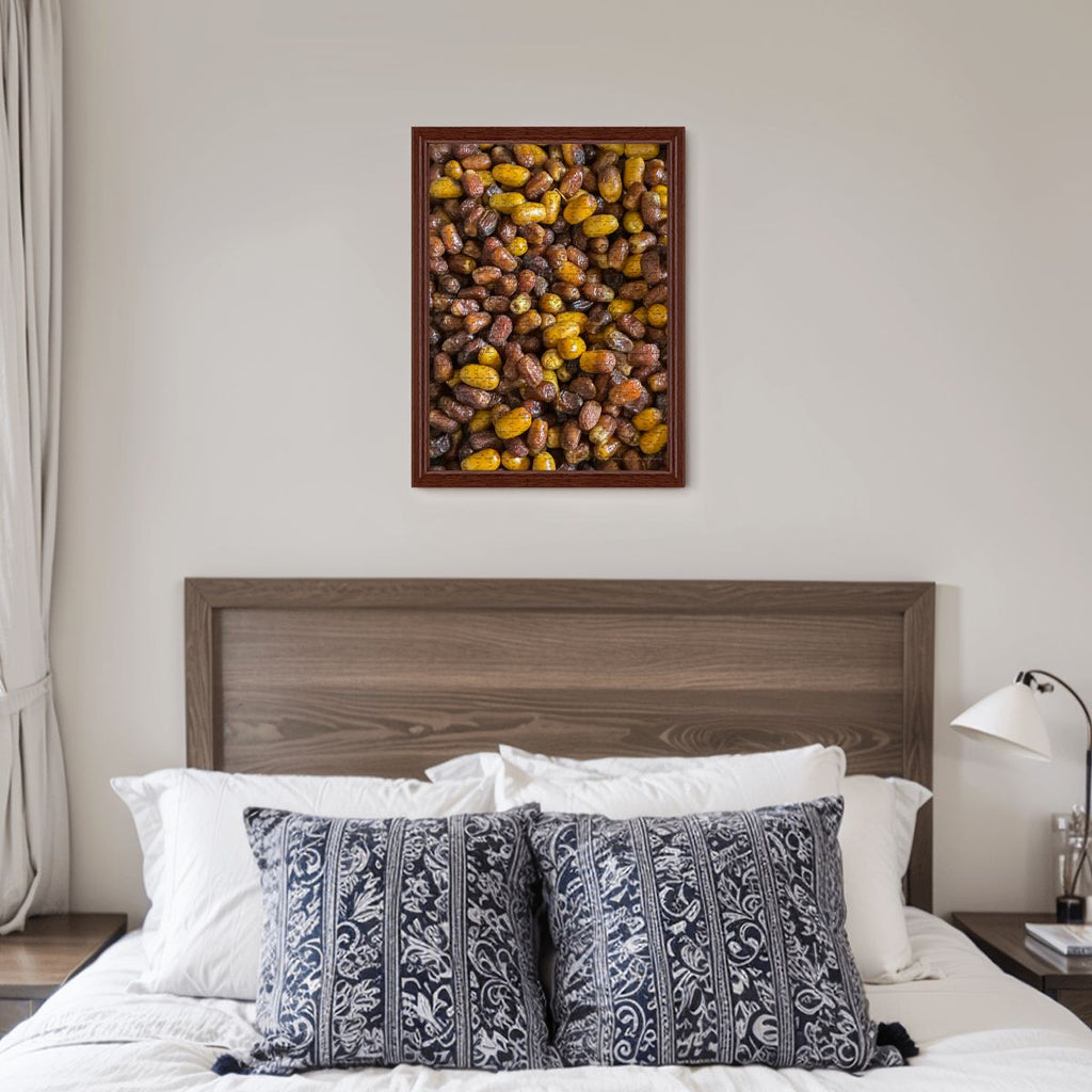 Moroccan Dates from a Berber Market, Morocco;  Wooden Jigsaw Puzzle 500 pcs (Vertical)