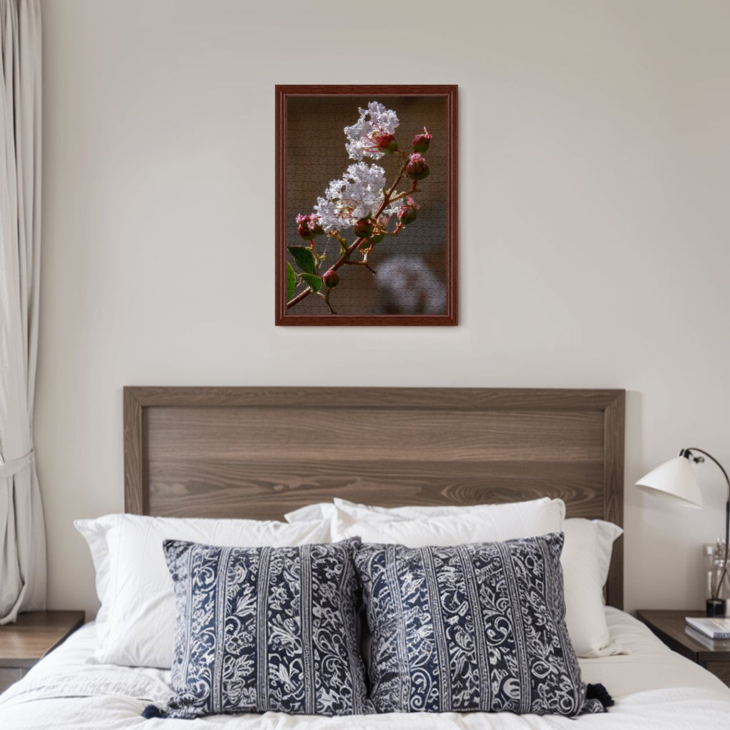 Budding Flower, Korcula, Croatia, 2024; Wooden Jigsaw Puzzles 500 pcs (Vertical)