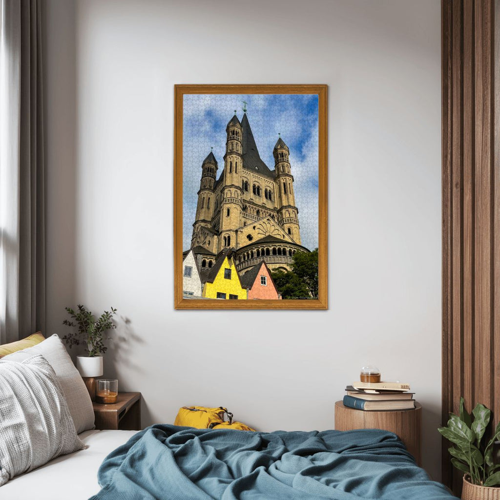 St. Martin Church, Cologne, Germany; Wooden Jigsaw Puzzle 1000 pcs (Vertical)
