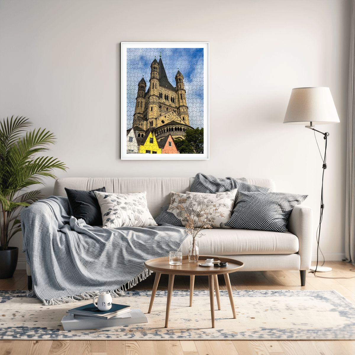 St. Martin Church, Cologne, Germany; Wooden Jigsaw Puzzle 500 pcs (Vertical)