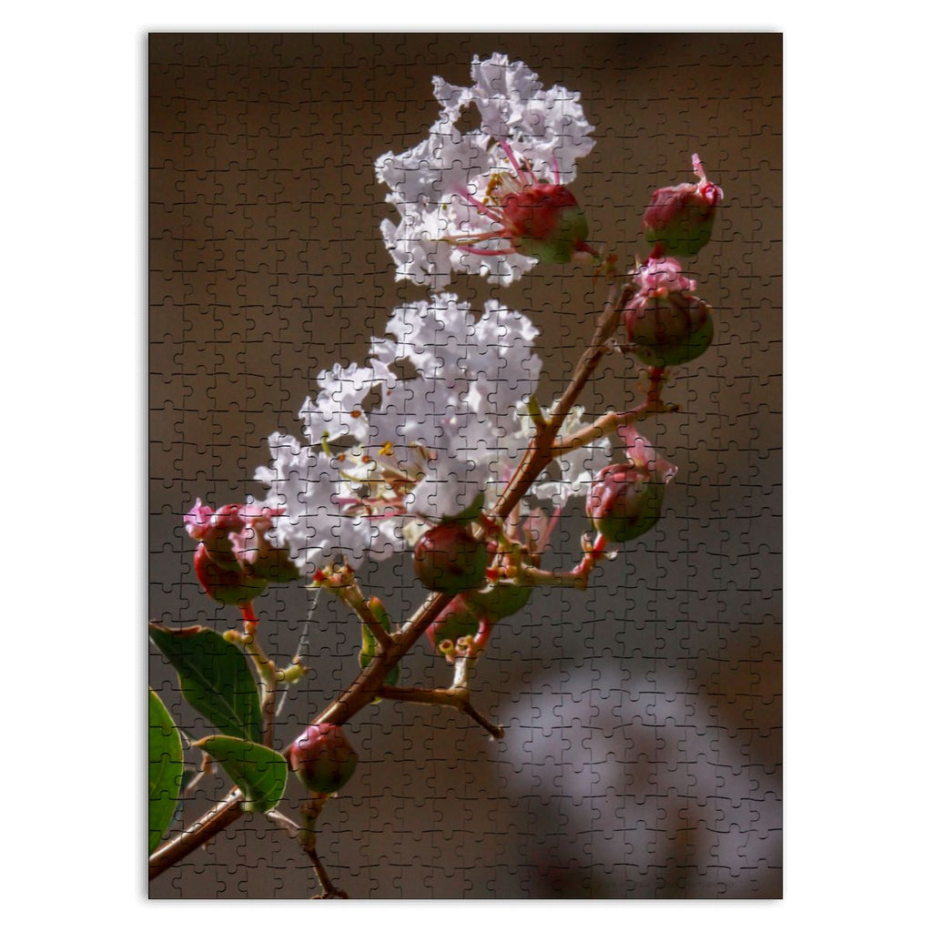 Budding Flower, Korcula, Croatia, 2024; Wooden Jigsaw Puzzles 500 pcs (Vertical)