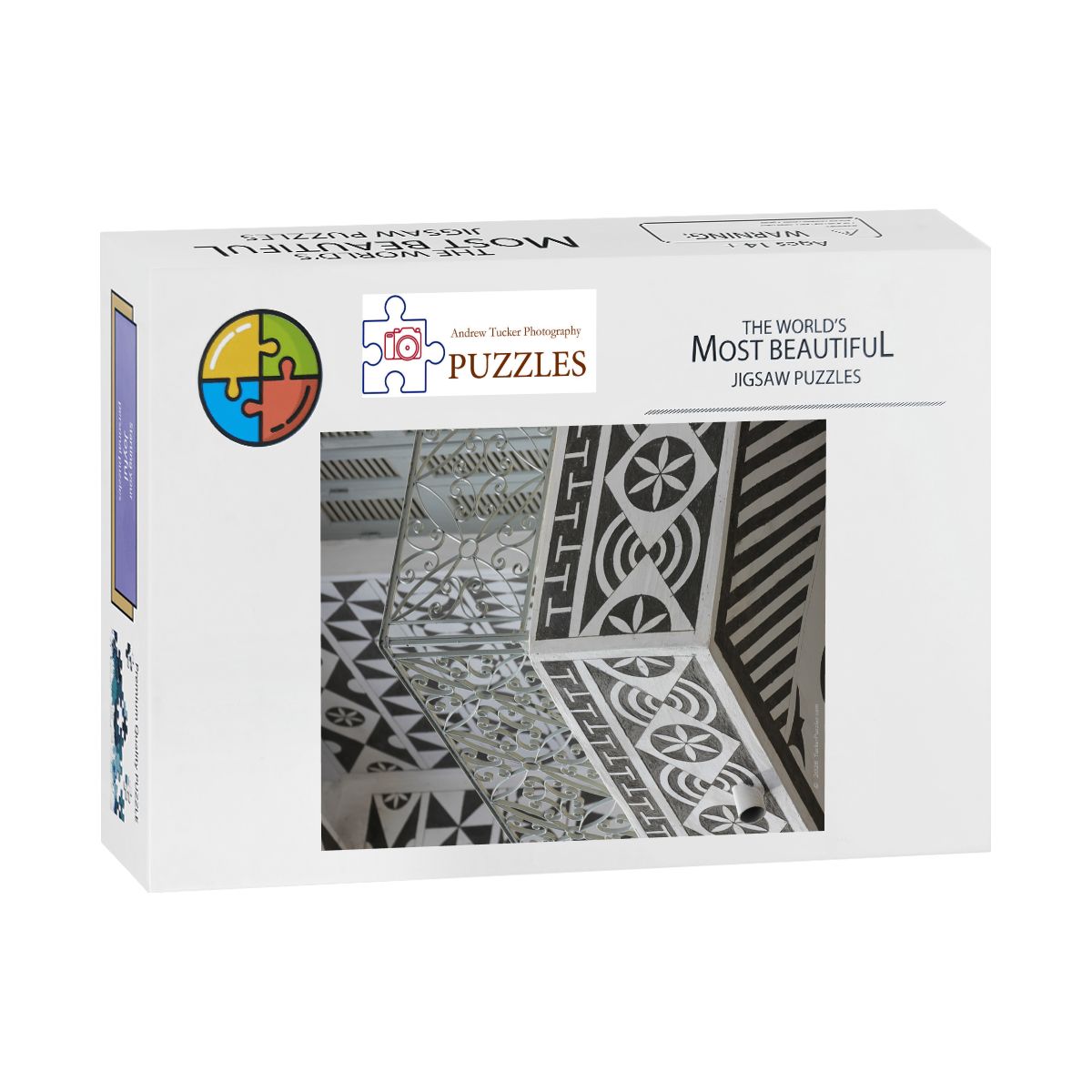 Pergi Village Balcony, Chios, Greece; Wooden Jigsaw Puzzles 500 pcs (Vertical)