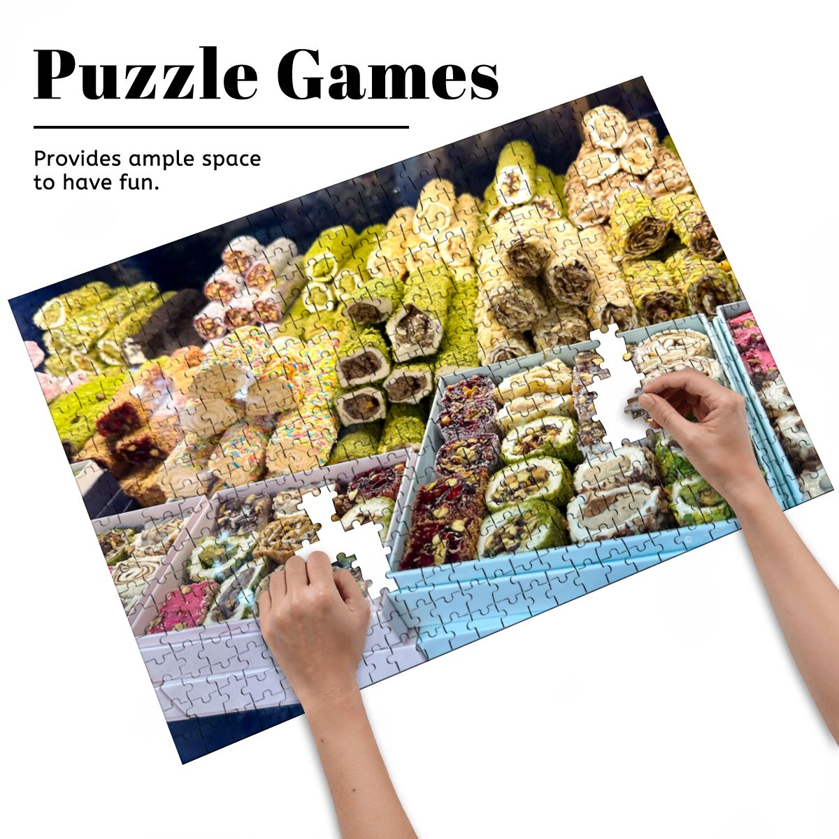 Turkish Delight 2, Istanbul, Turkey; Wooden Jigsaw Puzzle 500 pcs (Horizontal)