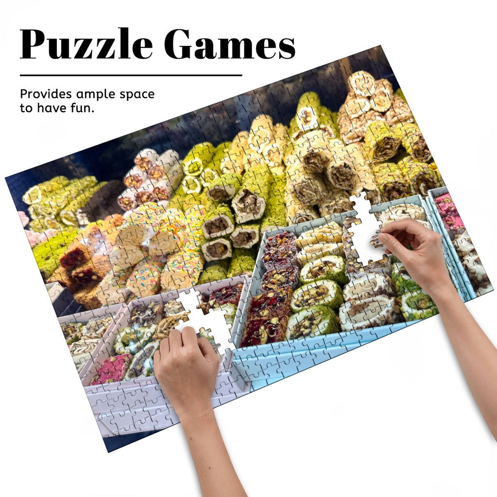 Turkish Delight, Istanbul, Turkey; Wooden Jigsaw Puzzle 500 pcs (Horizontal)