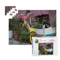 Garden Tricycle Cart, Istanbul; Wooden Jigsaw Puzzle 500 pcs (Horizontal)