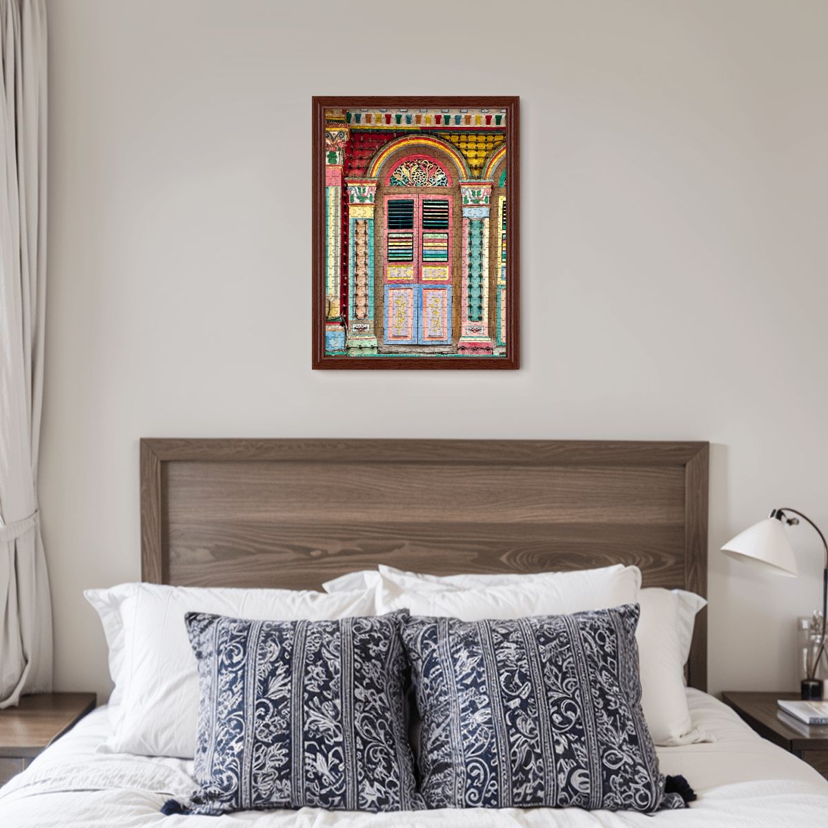 Little India, Signapore; 202; Wooden Jigsaw Puzzles 500 pcs (Vertical)