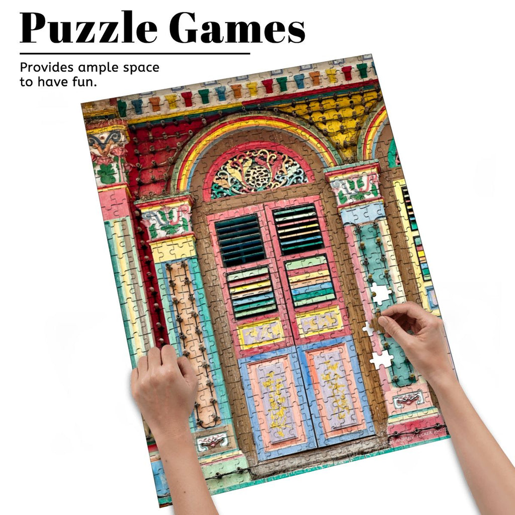 Little India, Signapore; 202; Wooden Jigsaw Puzzles 500 pcs (Vertical)