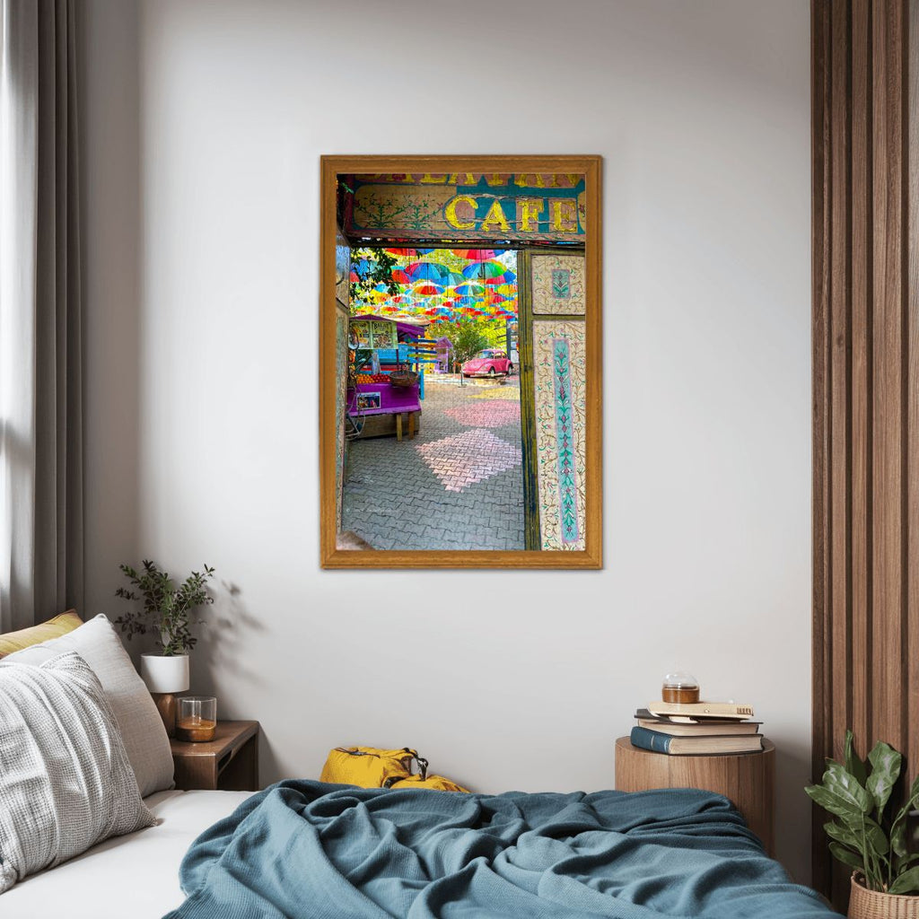 Cafe Fener-Balat, Istanbul Wooden Jigsaw Puzzle 1000 pcs (Vertical)