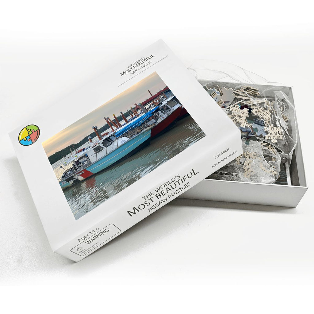 Malaysian Fishing Village, 2025: Wooden Jigsaw Puzzles 1000 pcs (Horizontal) IMG9186