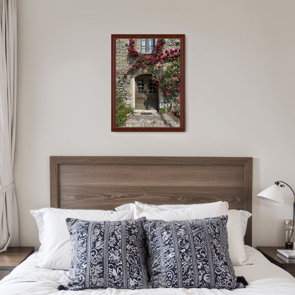 Villa Doorway, Menaggio, Italy, 2026; Wooden Jigsaw Puzzles 500 pcs (Vertical)
